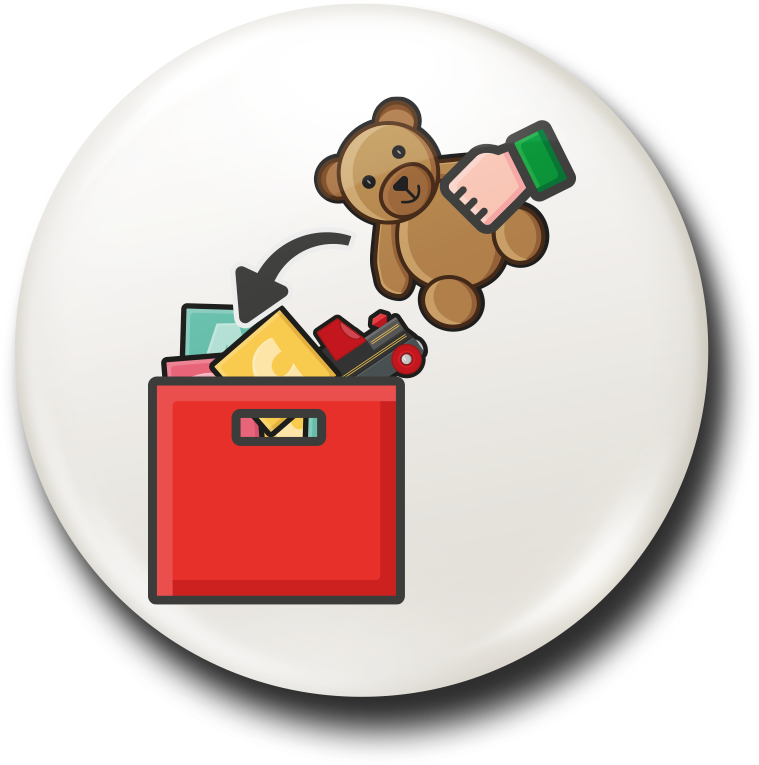 Aktivitet - Plocka undan leksaker