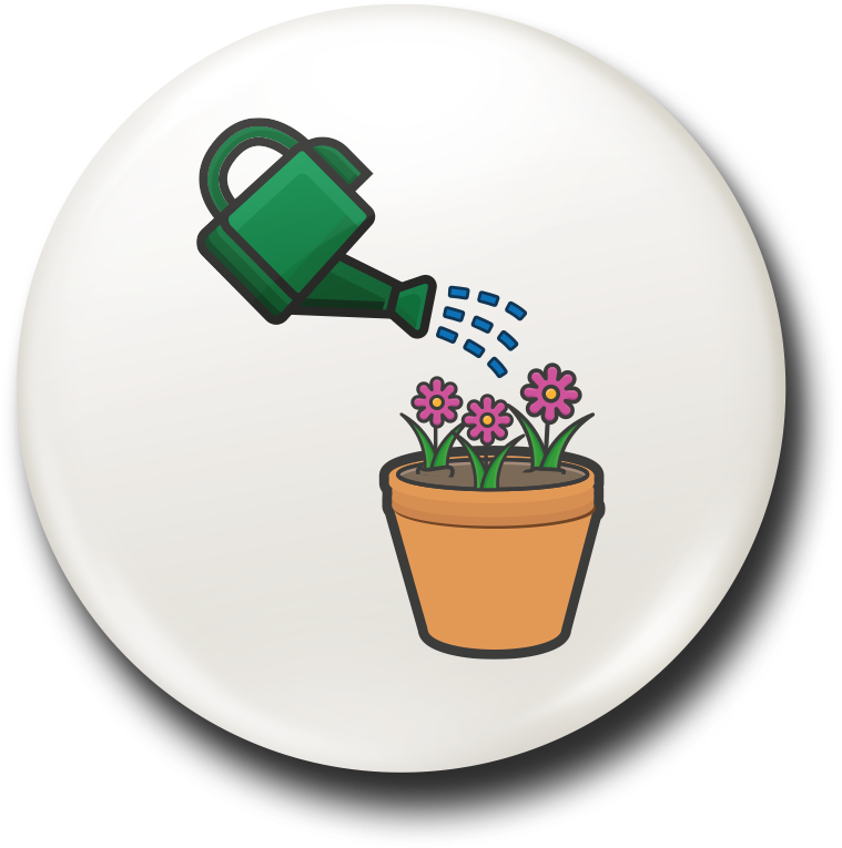Aktivitet - Vattna blommor utomhus
